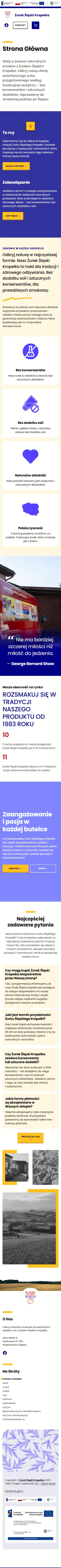Mobilna strona główna Żurek Śląski Kropelka
